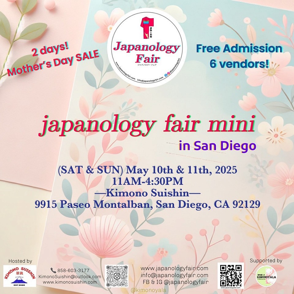 SAT & SUN 05/10-11/2025 japanology fair mini
