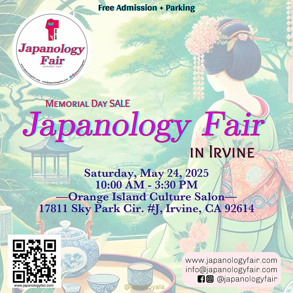SAT 05/24/2025 Japanology Fair in Irvine