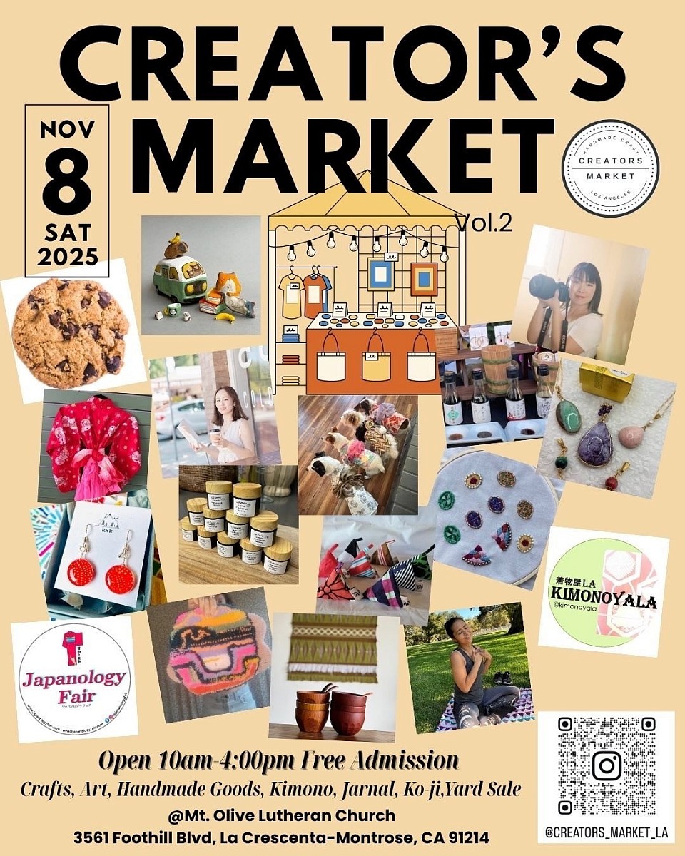 SAT 11/08/2025 CREATOR’S MARKET