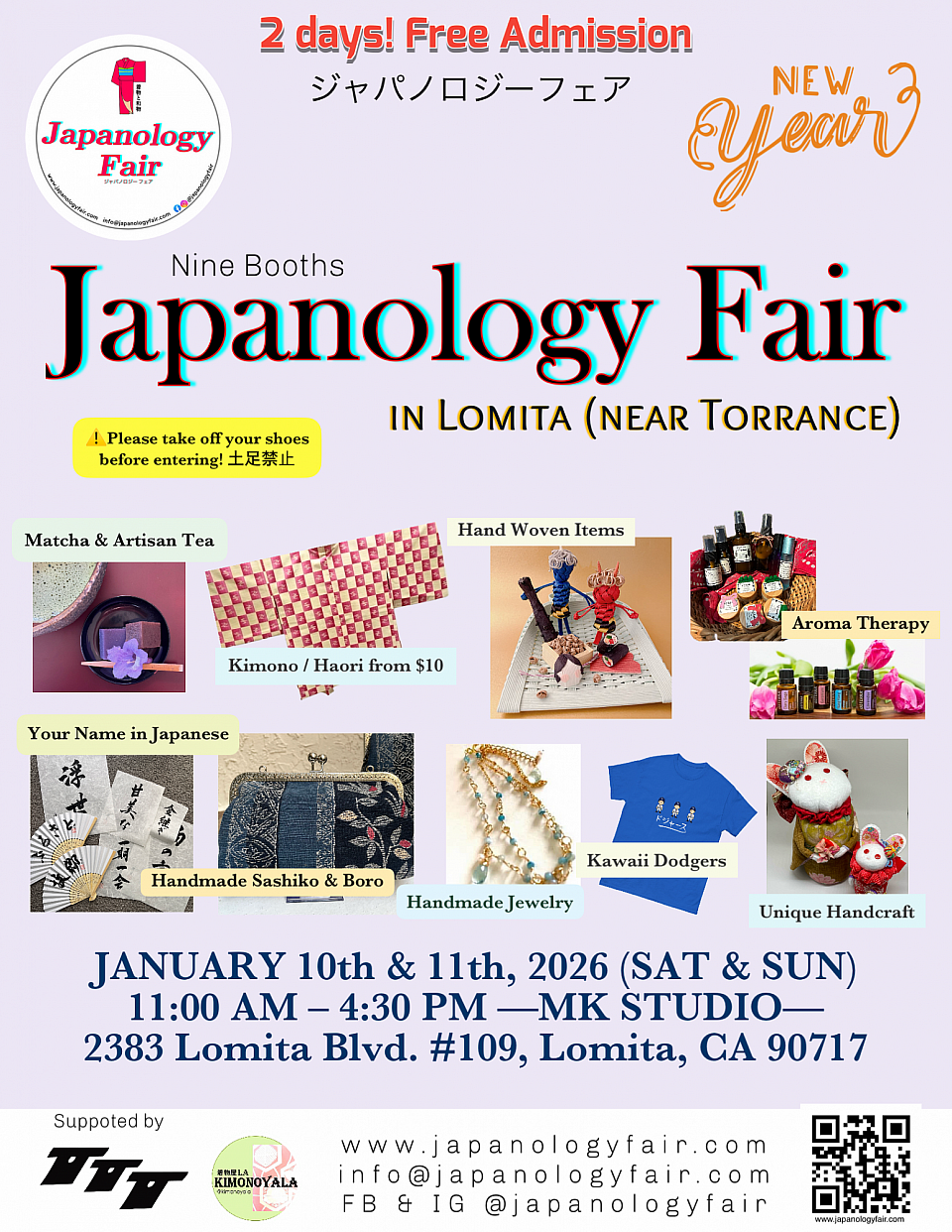 SAT & SUN 01/110-11/2025 Japanology Fair in Lomita
