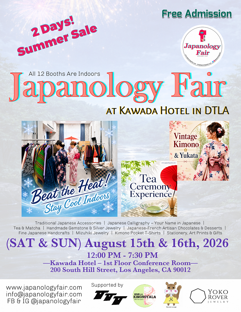 Japanology Fair at Kawada Hotel in DTLA